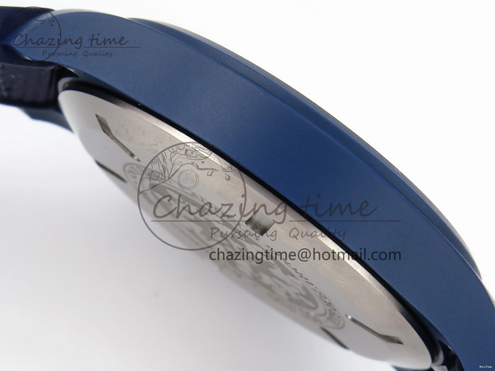 MIROTIME 0418 Original Pilot’s Watch Laureus Blue Ceramic IW328101 ZF 1:1 Best Edition on Blue Nylon Strap A 7027